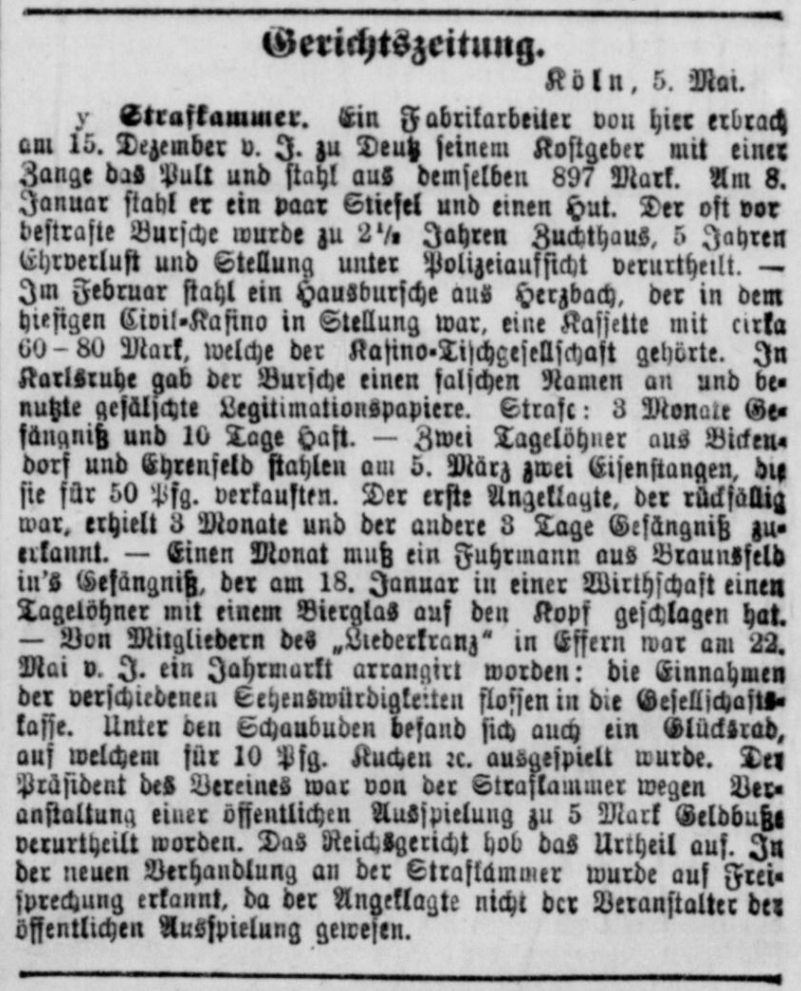 19000507 Rheinischer Merkur 19000507 Rheinischer Merkur